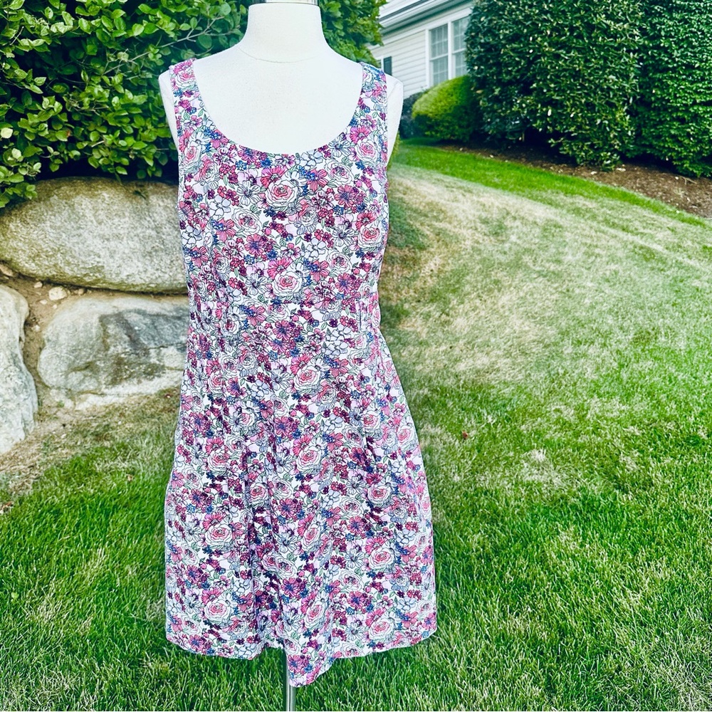 Tommy Hilfiger Women's Size 10 Floral A-Line Sleeveless Spring Sundress - Picture 5 of 15